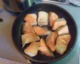 鮭のムニエル♪トマトクリームソース作り方3写真