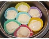 おきにいりの5分おやつ。ヘルシー蒸しパン作り方4写真