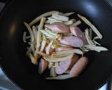 パリッと朝食ウインナー✿ポテトチーズ焼き作り方1写真
