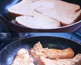 黒糖フレンチトーストのクーリッシュ添え♡作り方6写真