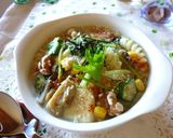 あさりと野菜の和風クリームスープパスタ作り方8写真