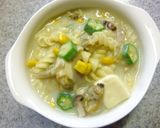 あさりと野菜の和風クリームスープパスタ作り方7写真