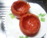 ☆トマトの器でグラタン☆作り方3写真