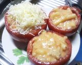☆トマトの器でグラタン☆作り方4写真
