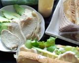 お花見に！蒸し鶏のグリーンサラダサンド作り方14写真