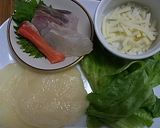 お刺身巻き☆作り方2写真