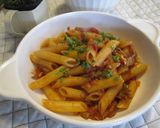 シンプルだけど美味しい舞茸トマトペンネ作り方6写真