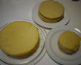 ウェディングケーキ☆ピンクのバラ作り方1写真