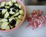 ☆なすと豚肉の味噌炒め☆作り方1写真