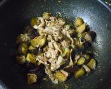 ☆なすと豚肉の味噌炒め☆作り方3写真
