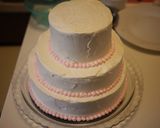 ウェディングケーキ☆ピンクのバラ作り方7写真