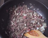 ほうれん草入りミートソーススパゲティ作り方5写真