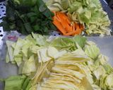 簡単♪野菜盛り沢山♥焼きうどん作り方1写真