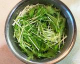 水菜とじゃこのカリカリサラダ作り方1写真