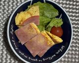 減塩）朝のハムエッグサンド作り方3写真