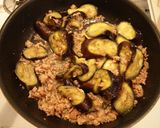 茄子と鶏挽肉の味噌炒め煮作り方4写真