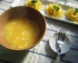 卵とコーンのつけパスタ作り方4写真