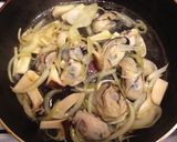 酒粕と塩麹と豆乳の牡蠣クリームパスタ作り方1写真