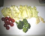 春野菜と生ハムのパスタ作り方1写真