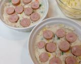 ぱぱっ！ウインナーとポテサラでグラタン風作り方3写真