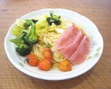 春野菜と生ハムのパスタ作り方7写真