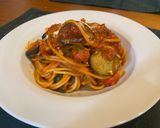 ザリガニとトマトのイタリア風パスタ作り方8写真