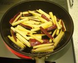 バニラアイスの塩麹がけ　さつま芋添え作り方2写真