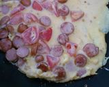 パリッと朝食ウィンナーで朝オムレツ作り方4写真