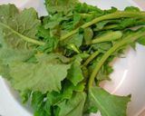 菜の花の塩麹和え（洋風アレンジ）作り方1写真