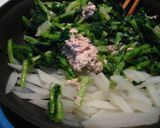 豆腐とツナ入り大根葉炒め(大根入り有)作り方7写真