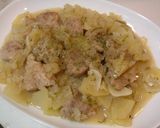 電子レンジ de 豚肉のアップル煮込み作り方8写真