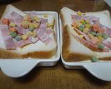 コーンスープのキッシュ風トースト作り方3写真