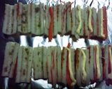 竹輪ボートカニカマチーズ乗せ作り方3写真