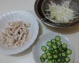 ネギとオクラとのあっさりおつまみ作り方1写真