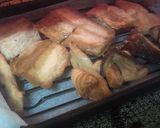 キングサーモンを醤油に漬けて焼いた。作り方4写真