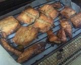 キングサーモンを醤油に漬けて焼いた。作り方5写真