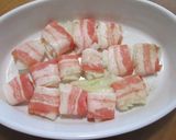 豚包み新玉ねぎのオイマヨソース焼き作り方2写真