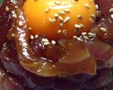 特製のタレで！海鮮料理店のまぐろユッケ作り方7写真