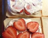 イチゴと生クリームのサンドイッチ❤作り方6写真