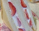 イチゴと生クリームのサンドイッチ❤作り方7写真