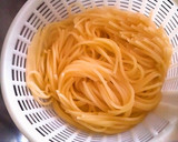 ゴマとひき肉の和風スパゲティー作り方1写真