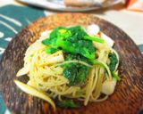 菜の花で春パスタ作り方7写真
