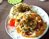 ごまたっぷり♡ 新玉葱のお好み風トースト作り方6写真