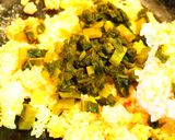 たらこと高菜のチャーハン作り方5写真