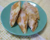 簡単クレープ風♪　トマトチーズ作り方8写真