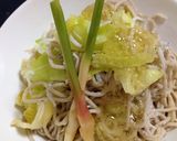 春キャベツとシラスの生姜ジュレ蕎麦作り方7写真