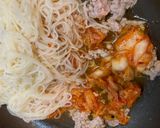 ピリ辛素麺チャンプルー🌶️作り方1写真