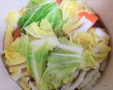 冬今日の夕飯！豚バラ白菜人参のポトフ主菜作り方8写真