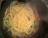 えびとフレッシュトマトのパスタ作り方4写真