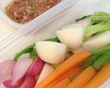 野菜サラダ。作り方5写真